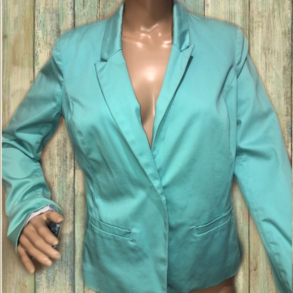 Fully lined blazer.